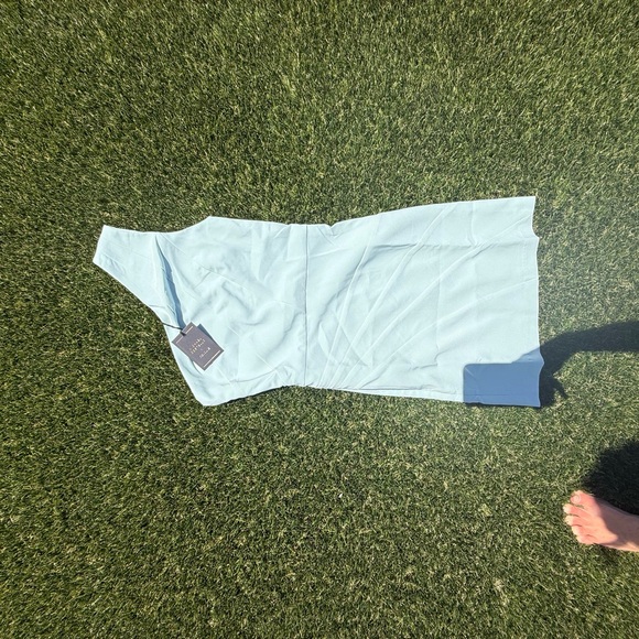 NEW Revolve Michael Costello Ava Dress In Light Blue XS - Picture 4 of 15